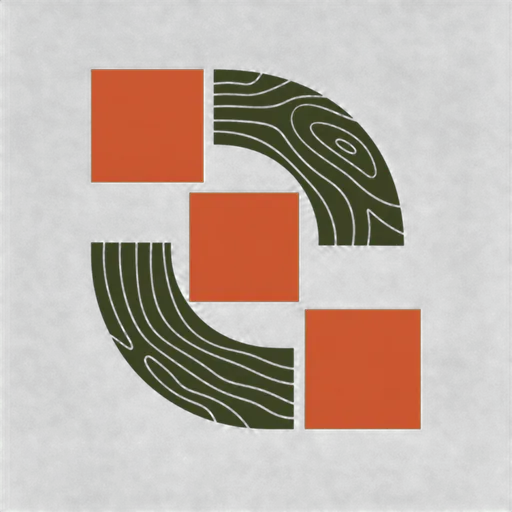 Reserve District Stoneworks abstract tile-and-grain mark